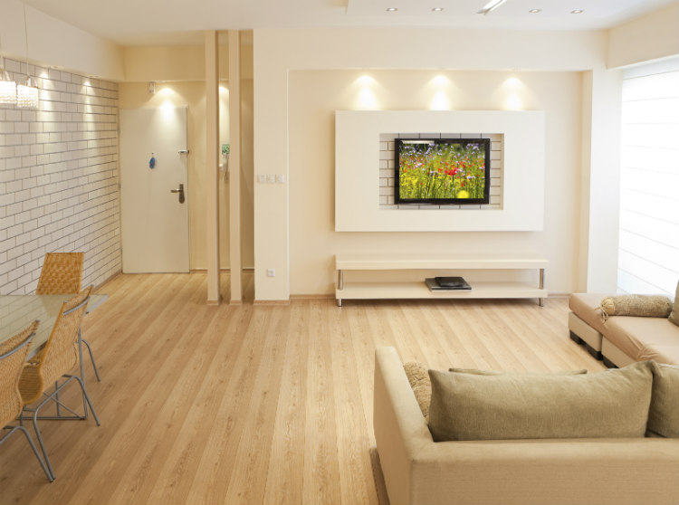 Verbessertes wohlbefinden durch feng shui im wohnzimmer wohnungs ...