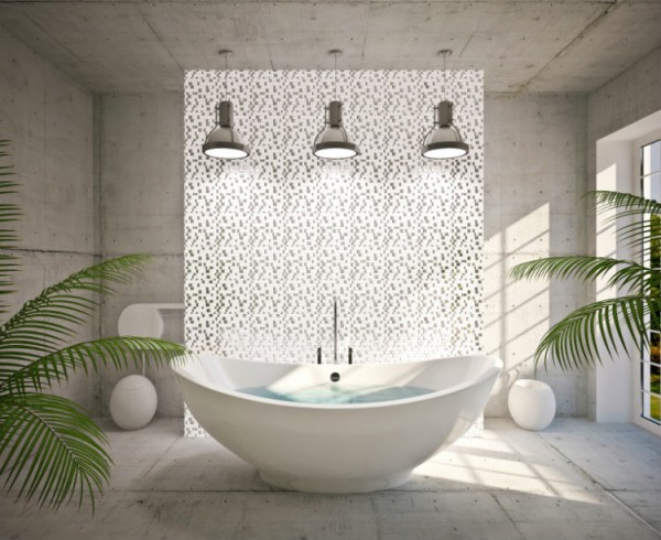 frei stehende Badewanne