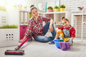 Die Wohnung mit praktischen Haushaltsgeräten sauber halten