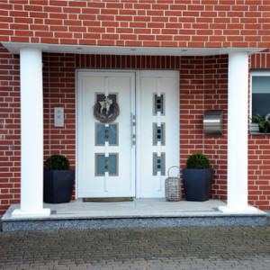 Elegante Eingangstür