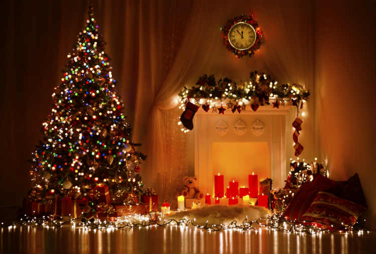 geschmückter Weihnachtsbaum