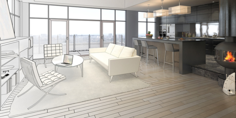 Luxuriöse Wohnung