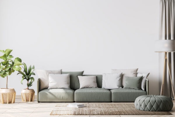Minimalistisches Wohnzimmer