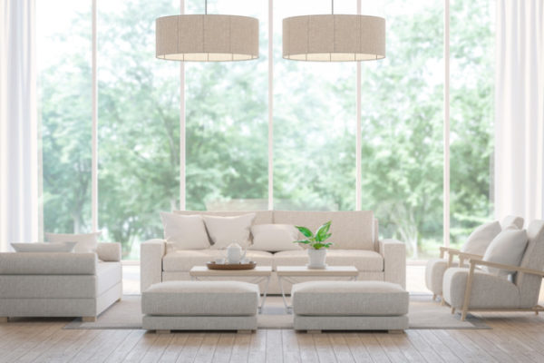 Puristisches Wohnzimmer