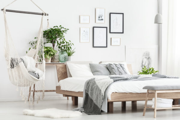 Klares Schlafzimmer